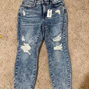 Judy Blue Distressed Boyfriend Jeans 14W
